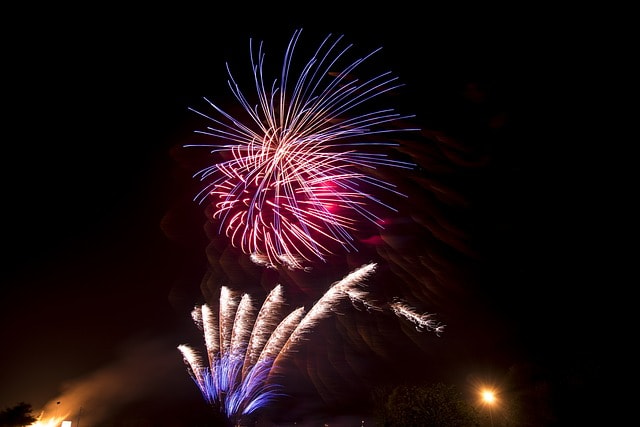 Fireworks display for Fireworks Night, also known as Bonfire Night