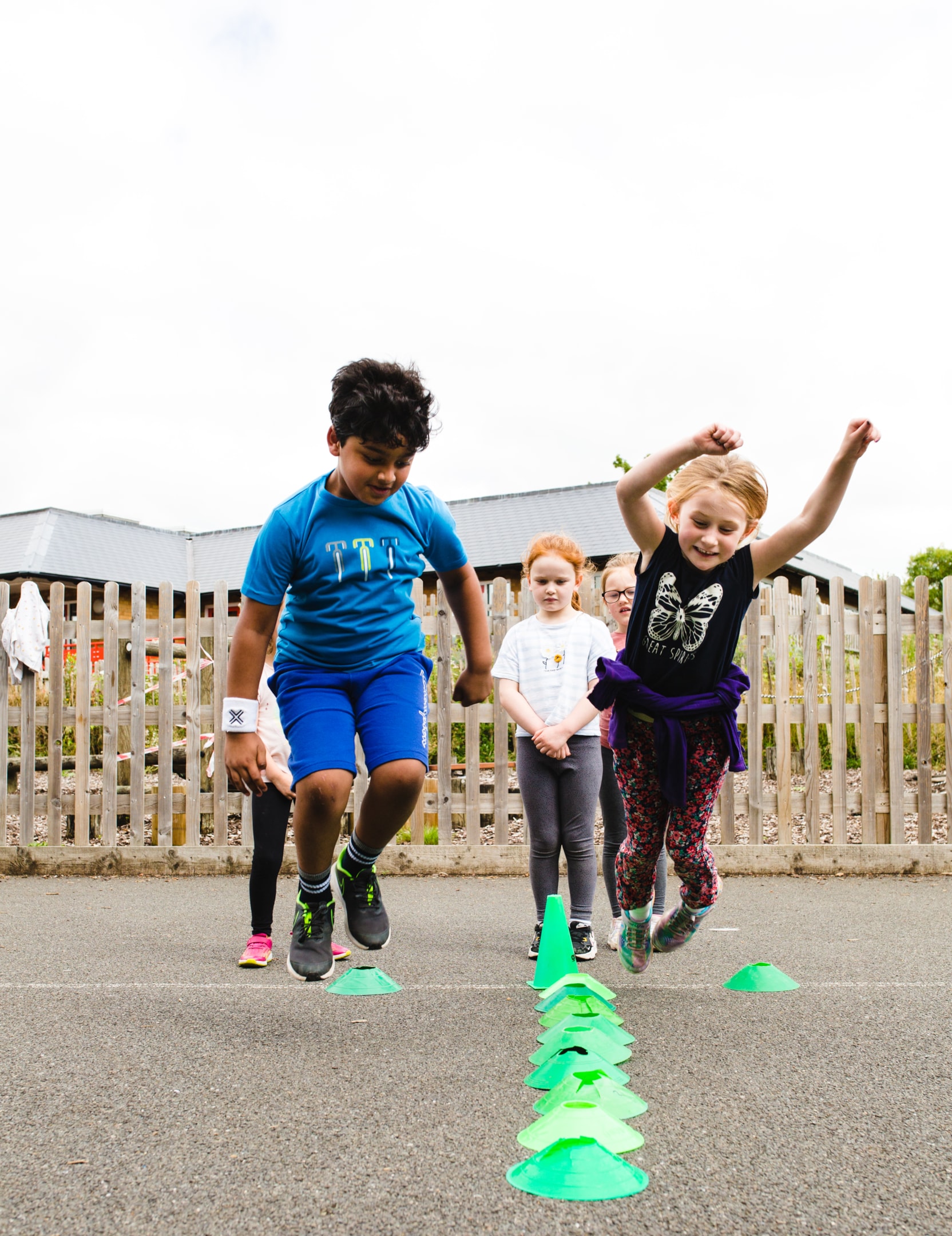 Parents should provide encouragement for their kids to join in with sport at school.