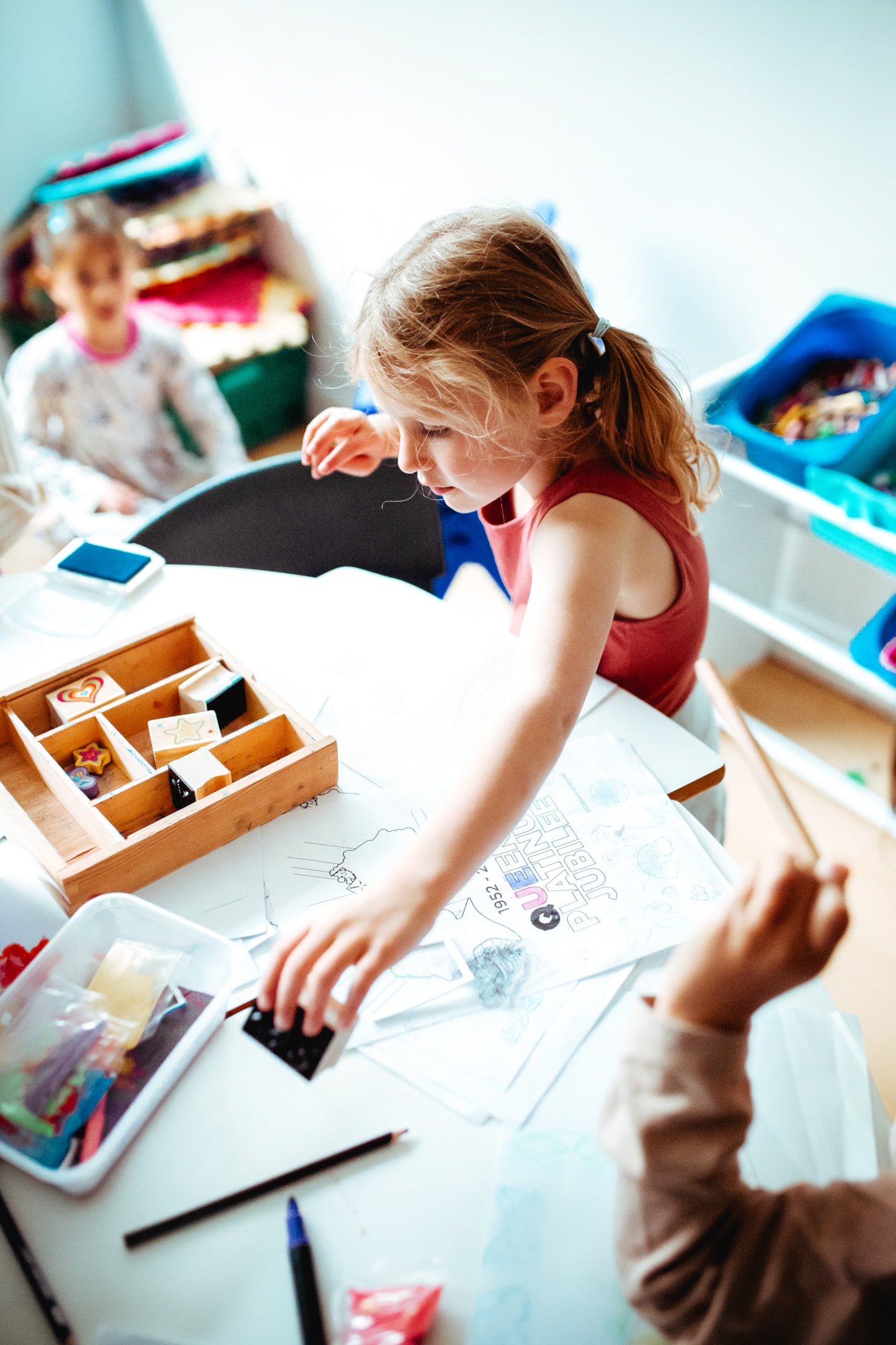 Children attending a high quality after-school program