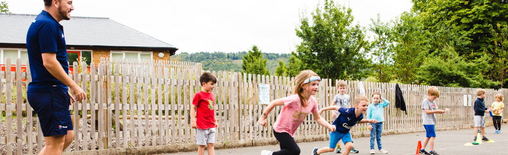 Active children at one of Premier Education's school Holiday Camps.