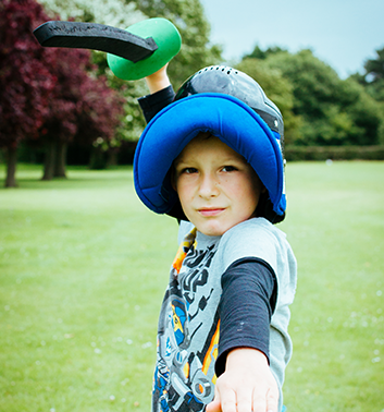 fencing boy raised foil